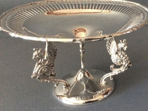 PAIR OF ANTIQUE EDWARDIAN SOLID SILVER TAZZASDISHES - ADDITIONAL PHOTO 3