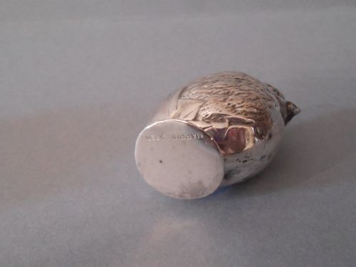FOUR SOLID SILVER SALTS PEPPERS SAMPSON MORDAN - ADDITIONAL PHOTO 7