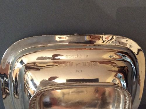 ANTIQUE SOLID SILVER GEORGIAN BREAD BASKET - ADDITIONAL PHOTO 9