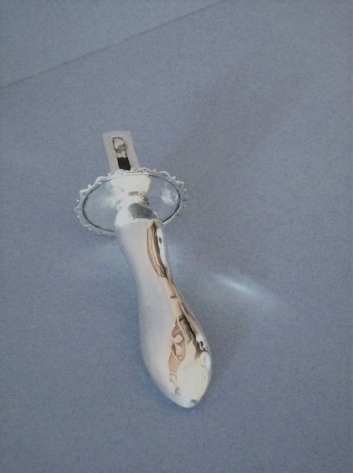 EDWARDIAN SOLID SILVER SEALING WAX HOLDER - ADDITIONAL PHOTO 1