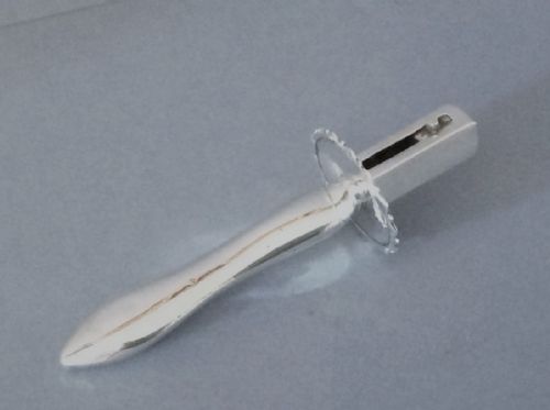 edwardian solid silver sealing wax holder - CATEGORY: ANTIQUE SILVER - DATED EDWARDIAN