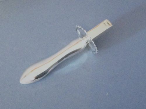 EDWARDIAN SOLID SILVER SEALING WAX HOLDER - ADDITIONAL PHOTO 4