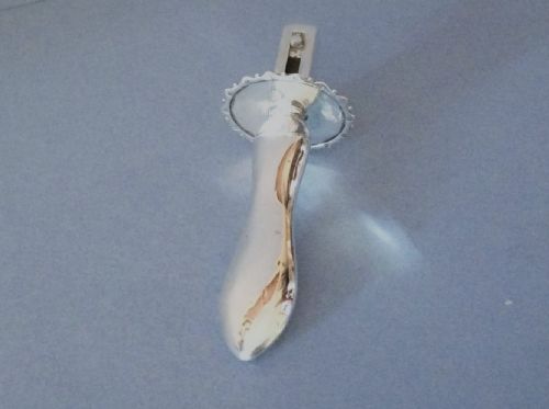 EDWARDIAN SOLID SILVER SEALING WAX HOLDER - ADDITIONAL PHOTO 5