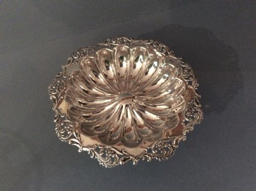 antique edwardian silver tazzacomport - CATEGORY: ANTIQUE SILVER - DATED EDWARDIAN