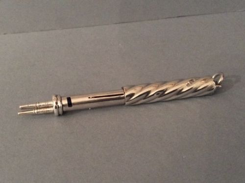 antique victorian solid silver retractable pencil holder - CATEGORY: ANTIQUE SILVER - DATED VICTORIAN