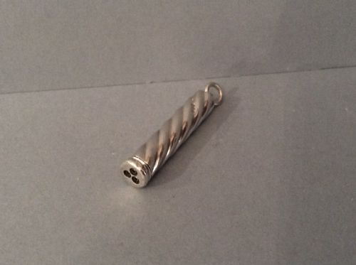 ANTIQUE VICTORIAN SOLID SILVER RETRACTABLE PENCIL HOLDER - ADDITIONAL PHOTO 2