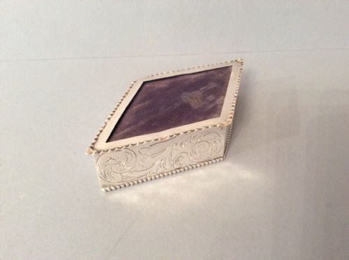 ANTIQUE VICTORIAN SILVER JEWELLERY TRAY COMYNS - ADDITIONAL PHOTO 5