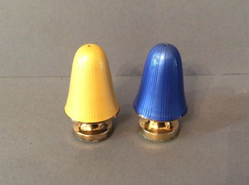 STUNNING SOLID SILVER AND ENAMEL CRUET SET DAVID ANDERSEN - ADDITIONAL PHOTO 1