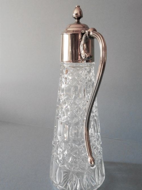 ELEGANT SILVERPLATED CLARET JUG - ADDITIONAL PHOTO 4