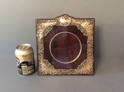 ANTIQUE SOLID SILVER EDWARDIAN PHOTO FRAME - ADDITIONAL PHOTO 1