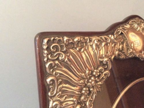 ANTIQUE SOLID SILVER EDWARDIAN PHOTO FRAME - ADDITIONAL PHOTO 3