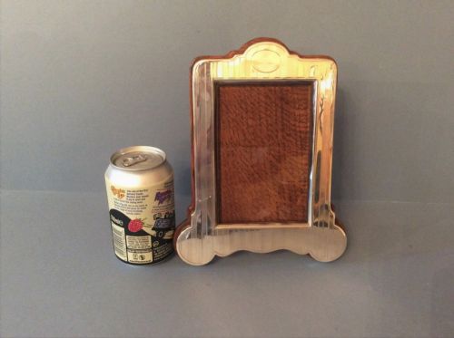 HEAVY ANTIQUE EDWARDIAN SOLID SILVER PHOTO FRAME - ADDITIONAL PHOTO 1