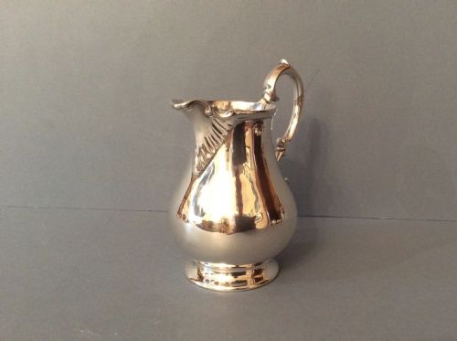 antique victorian solid silver cream jug - CATEGORY: ANTIQUE SILVER - DATED VICTORIAN