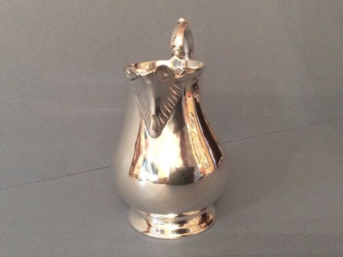ANTIQUE VICTORIAN SOLID SILVER CREAM JUG - ADDITIONAL PHOTO 1