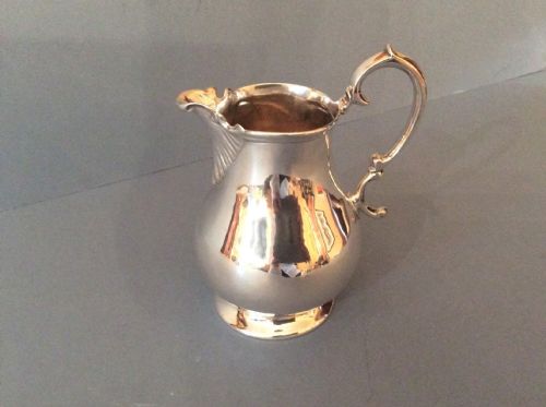 ANTIQUE VICTORIAN SOLID SILVER CREAM JUG - ADDITIONAL PHOTO 4