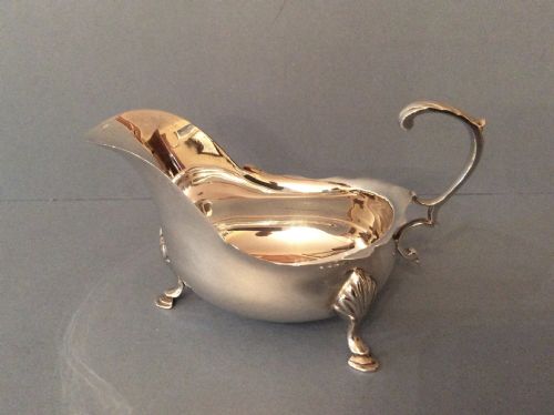 ANTIQUE EDWARDIAN SOLID SILVER JUG - ADDITIONAL PHOTO 2