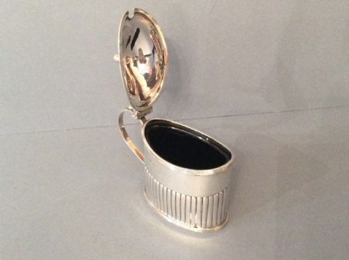 ANTIQUE VICTORIAN SOLID SILVER MUSTARD - ADDITIONAL PHOTO 2