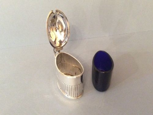 ANTIQUE VICTORIAN SOLID SILVER MUSTARD - ADDITIONAL PHOTO 3