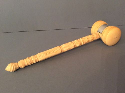 ANTIQUE GEORGIAN IVORY GAVEL HOUSE OF LORDSCAMBRIDGE UNIVERSITY - ADDITIONAL PHOTO 3