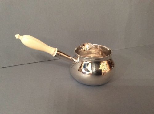 antique george ii solid silver brandy warmer - CATEGORY: ANTIQUE SILVER - DATED GEORGIAN