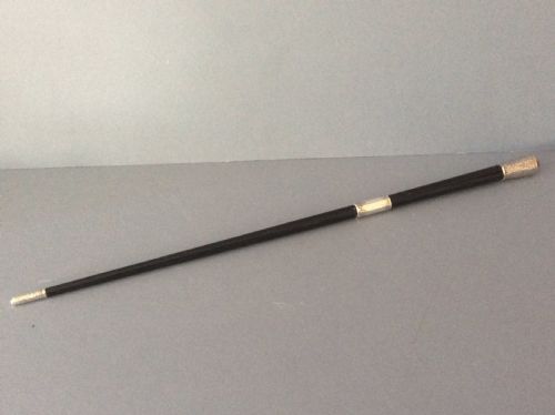 antique edwardian silver mounted ebonised conductor's baton - CATEGORY: ANTIQUE MISCELLANEOUS - DATED EDWARDIAN