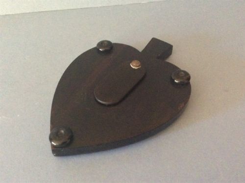 VICTORIAN HEARTSHAPED CRIBBAGE BOARD WITH SOLID SILVER DECORATION - ADDITIONAL PHOTO 2