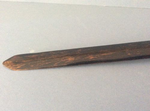 ANTIQUE PEWTERHANDLED WOODEN PAGE TURNER - ADDITIONAL PHOTO 3