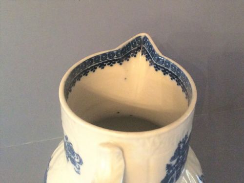 ANTIQUE 18TH CENTURY CAUGHLEY LEAF MASK JUG - ADDITIONAL PHOTO 9