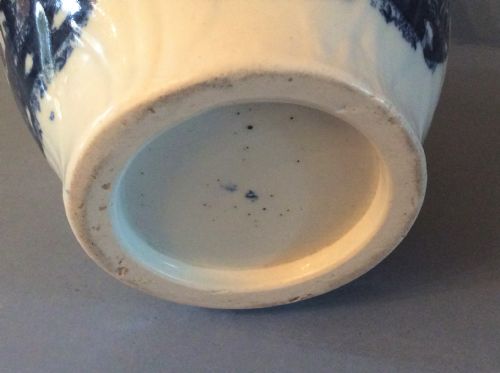 ANTIQUE 18TH CENTURY CAUGHLEY LEAF MASK JUG - ADDITIONAL PHOTO 10
