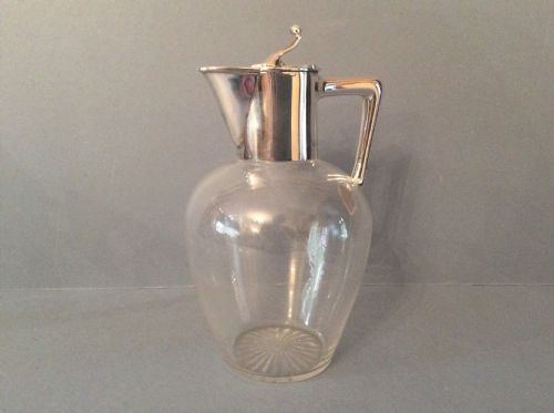 ANTIQUE VICTORIAN SOLID SILVERMOUNTED JUG - ADDITIONAL PHOTO 1