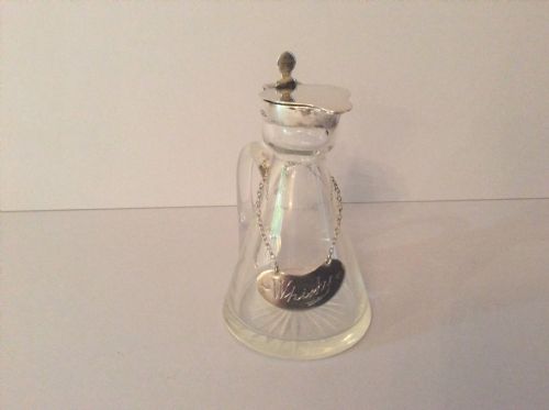 antique solid silver lidded whisky noggin - CATEGORY: ANTIQUE SILVER - DATED EDWARDIAN