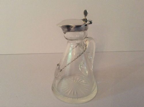 ANTIQUE SOLID SILVER LIDDED WHISKY NOGGIN - ADDITIONAL PHOTO 3