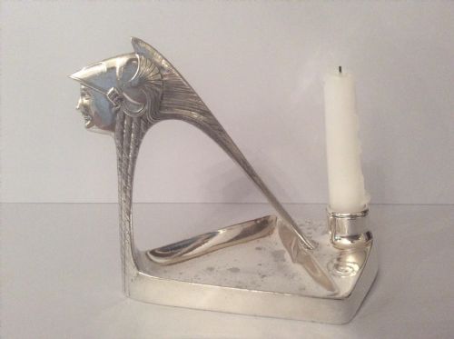 antique wmf art deco candle holder - CATEGORY: ANTIQUE LIGHTING - DATED 1910