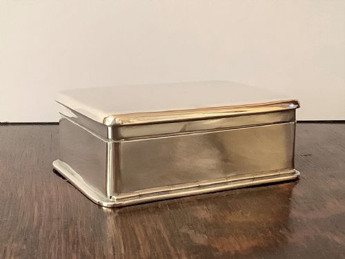 UNUSUAL ANTIQUE SOLID SILVER PLAYING CARD OR BIBLE BOX - ADDITIONAL PHOTO 1