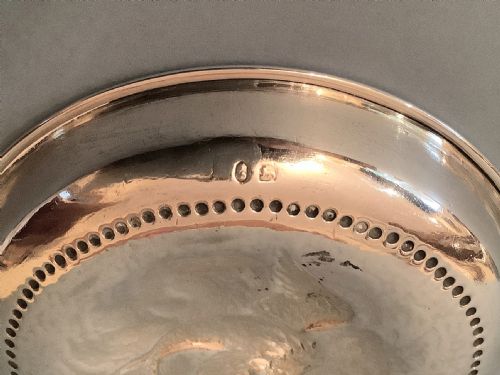 ANTIQUE SOLID SILVER GEORGIAN 3PART WINE FUNNEL AND STAND - ADDITIONAL PHOTO 11