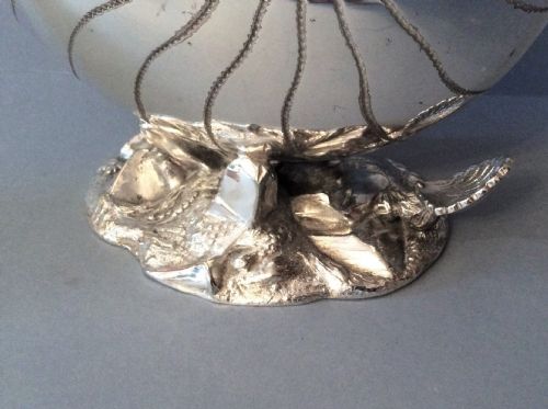 ANTIQUE VICTORIAN SILVERPLATED SPOON WARMER - ADDITIONAL PHOTO 1