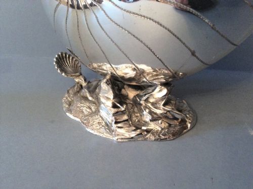 ANTIQUE VICTORIAN SILVERPLATED SPOON WARMER - ADDITIONAL PHOTO 3