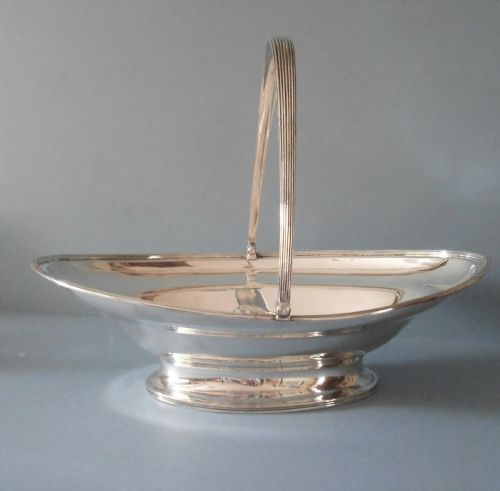 large georgian solid silver basket 1801 - CATEGORY: ANTIQUE SILVER - DATED GEORGIAN