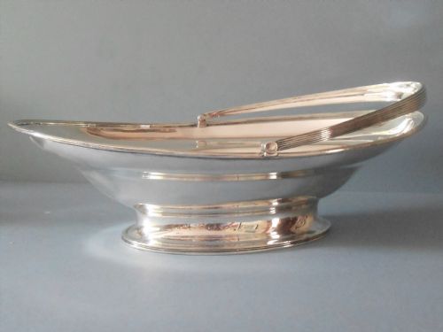 LARGE GEORGIAN SOLID SILVER BASKET 1801 - ADDITIONAL PHOTO 2