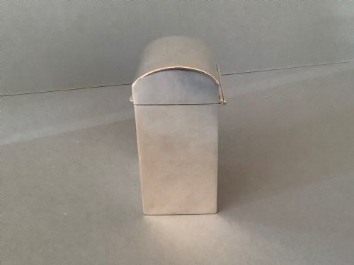 ANTIQUE SOLID SILVER EDWARDIAN CARD BOX - ADDITIONAL PHOTO 3