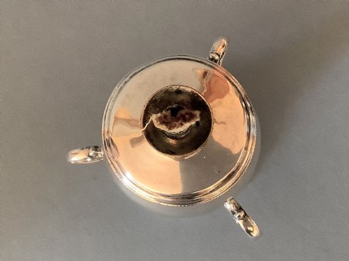 ANTIQUE EDWARDIAN SOLID SILVER TABLE LIGHTER - ADDITIONAL PHOTO 4