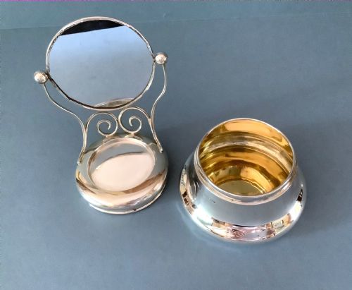 antique solid silver novelty jewellery box - CATEGORY: ANTIQUE SILVER - DATED EDWARDIAN