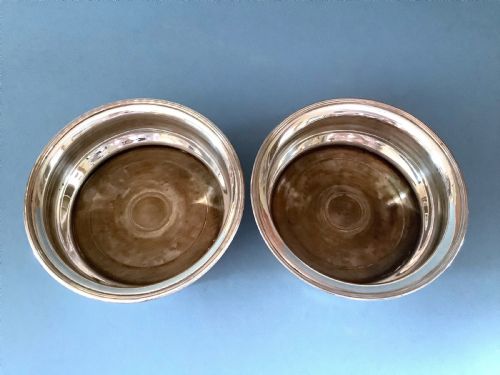 PAIR OF OLD SHEFFIELD PLATE COASTERS - ADDITIONAL PHOTO 4