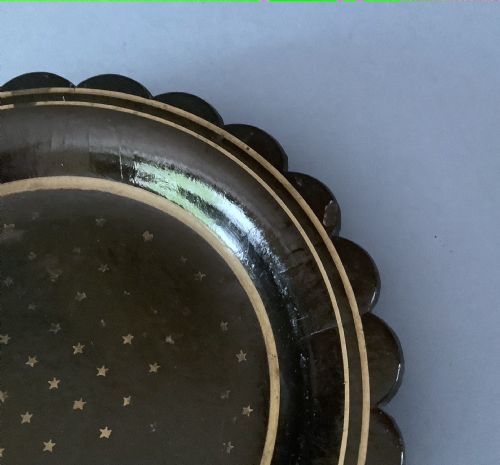 PAIR OF GEORGIAN PAPIER MACHE WINE COASTERS - ADDITIONAL PHOTO 2