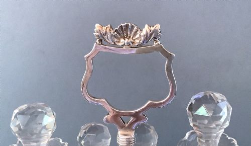 ANTIQUE GEORGIAN SILVER 7BOTTLE CRUET 1813 - ADDITIONAL PHOTO 7