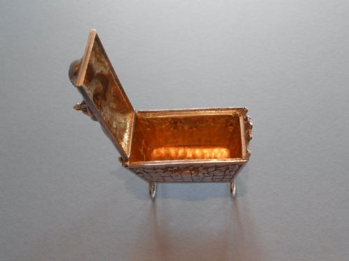ANTIQUE EDWARDIAN SILVER NOVELTY SNUFF BOX - ADDITIONAL PHOTO 6