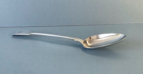 ANTIQUE GEORGE IV SILVER BASTING SPOON - ADDITIONAL PHOTO 4