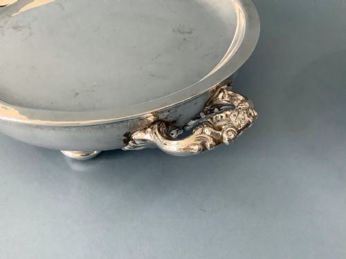 PAIR OLD SHEFFIELD PLATE WARMING DISHES - ADDITIONAL PHOTO 2