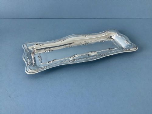 antique silver art nouveau tray - CATEGORY: ANTIQUE SILVER - DATED EDWARDIAN
