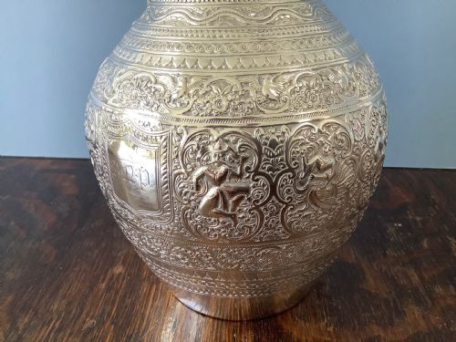 VICTORIAN GLASGOW SILVER CLARET JUG 1890 - ADDITIONAL PHOTO 4